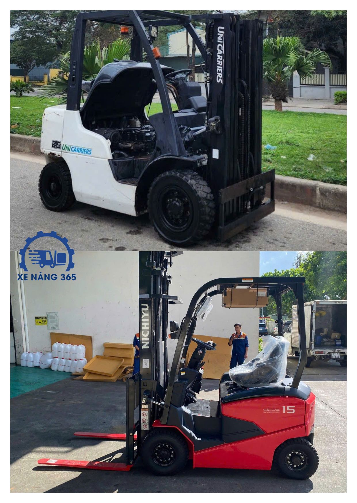 Có nên thay thế xe nâng dầu bằng xe nâng điện 2